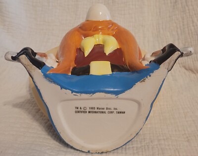Vintage 1993 Warner Bros Looney Toons Yosemite Sam Ceramic Cookie