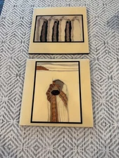 Vintage ART Co After the Fair & Patroness Y Artisanas By A Peña Decorative Tiles