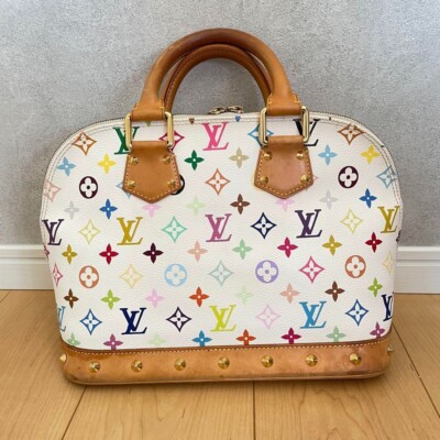 Louis Vuitton Alma Monogram Multicolor Takashi Murakami M92647