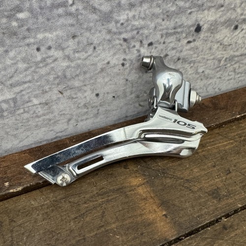 Shimano 105 FD-5600 Front Derailleur Braze-On Road Bike Double 10 Speed Silver