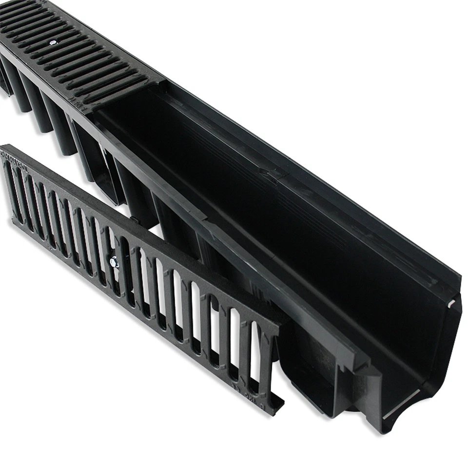 Entwässerungsrinne Gussrost 14,8 cm B125 befahrbar 12,5 Tonnen Regenrinne - Bild 2 von 4