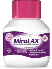 Miralax Nonstimulant Laxative Powder, Gentle Constipation Relief, No Harsh Side