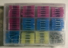 330PCS Marine Grade Heat Shrink Wire Connectors   22-16, 16-14, 12-10, 26-22 ...