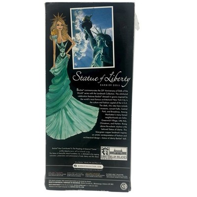 Barbie NY限定 自由の女神　State of Liberty Statue of Liberty Barbie Landmark Dolls of the World Barbie