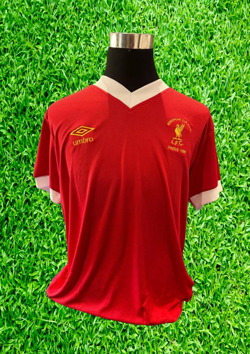 Maillot Extérieur Liverpool Vintage 1981-1984 Umbro - Taille M, Jaune, état Excellent