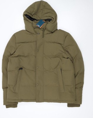 Superdry Wintermantel Herren grün 2XL Everest Puffer Jacke Kapuze