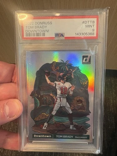 2022 Panini Donruss Tom Brady  Downtown PSA 9