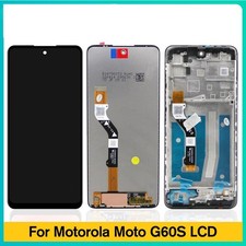 LCD TFT Display Touch Screen Digitizer Frame Replacement For Motorola Moto G60S