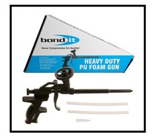 PROFESSIONAL HEAVY DUTY EXPANDING FOAM  GUN GRADE APPLICATOR TEFLON COAT BONDIT 