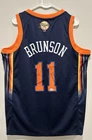 Jalen Brunson Signed New York Knicks NBA FINALS Jersey Autographed JSA COA