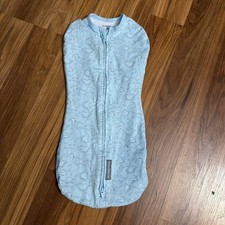 SwaddleMe Swaddle Baby Boys Newborn 0-2 Months Sleep Sack Blue Dinosaur