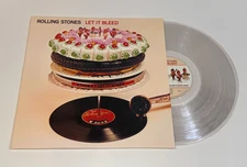 The Rolling Stones Let It Bleed Vinyl LP 2013 ABKCO 180g Clear Classic Rock