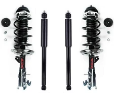 Front Struts W/ Coil Spring Assembly & Rear Shocks For Honda Fit 2009-2013