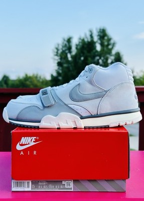 Nike Air Trainer 1 Photon Dust Smoke Grey Size 13 Max Zoom White 90 95 97 DN8 Bo