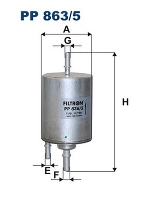 FILTRON Kraftstofffilter PP 836/5 Leitungsfilter für AUDI B6 B7 A6 8E2 A4 4F5 C6