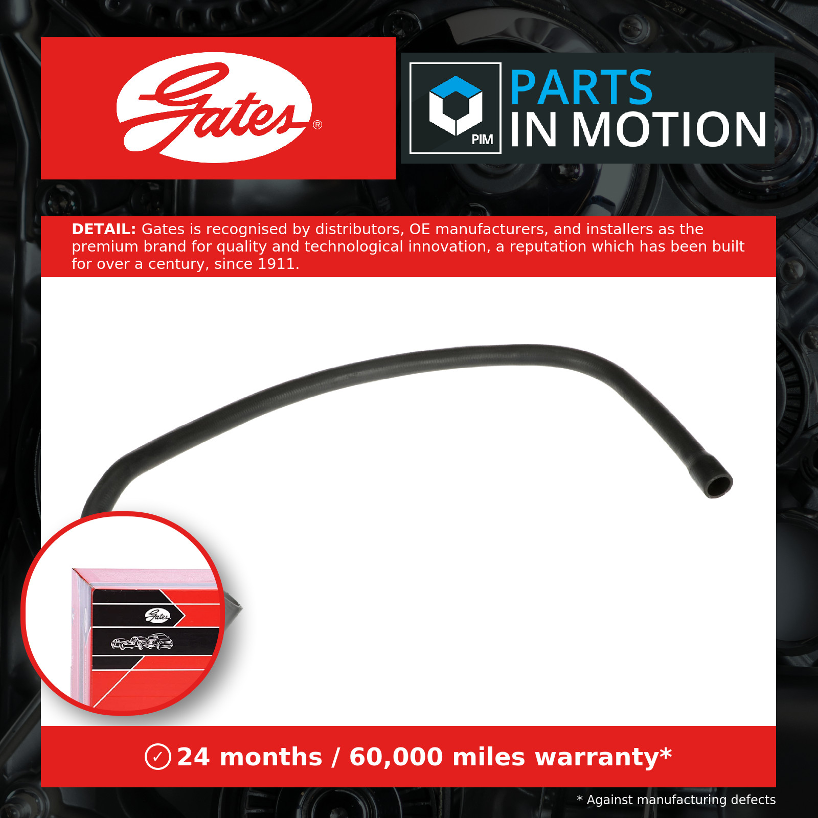 Gates 02-3009 Heater hose Replacement Fits Mercedes-Benz Viano Vito Vito/Mixto - Image 9