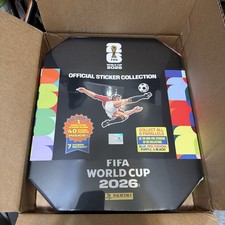 New PANINI Soccer FIFA WORLD CUP 2026 Sticker 40 Packs Hard Cover Costco 