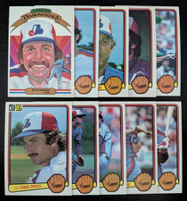 ⚾MONTREAL EXPOS - 1983 Donruss - Team Lot 10 Cards - Rogers, Reardon, Wallach...