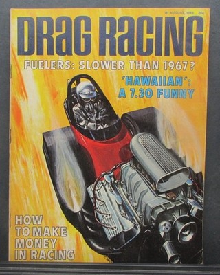 August 1969 Drag Racing magazine