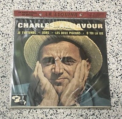 Charles Aznavour - EP Je T'Attends (1963) Barclay SBGE 83087 - Edición España