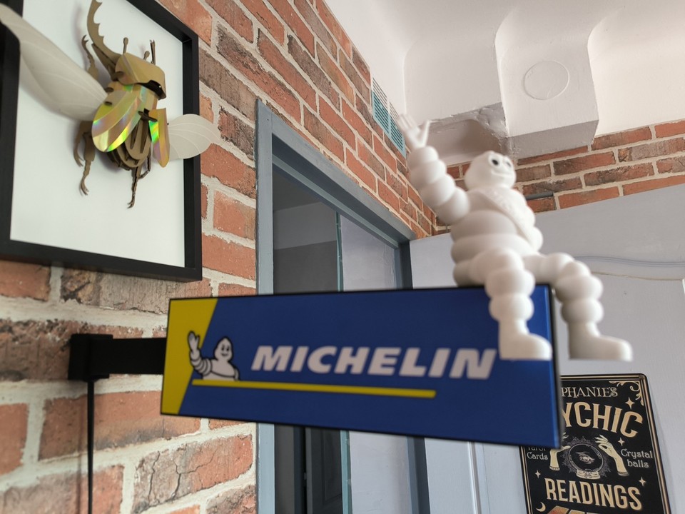 Lampe Michelin Double Face