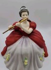 Flute Royal Doulton Lady Musician Figurine Comes In Box And Certificate