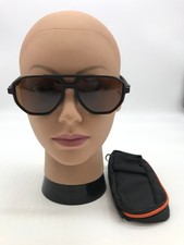 Ray-Ban Matte Black Sunglasses Luxury Designer 57-14-145 Brown Lens