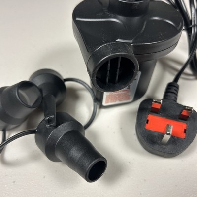 Elektrische Luftpumpe mit 3 Düsen Inflator Deflator Sofa Matratze Schwimmbad