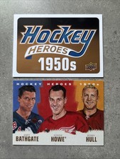 2011-12 Upper Deck Hockey Heroes  1950's Header & Painting