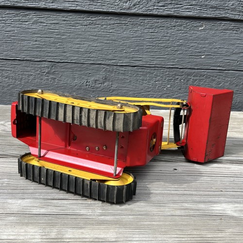 50er Jahre? Nylint Nutzlader Traktor Schaufel Nr. 3100, Originallack - funktioniert - Bild 10 von 18