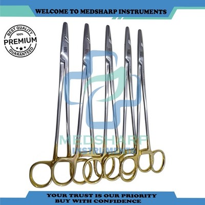 Lot Of 5 V. Mueller SU16061 Mayo-Hegar TC Vital Needle Holders 7 Length