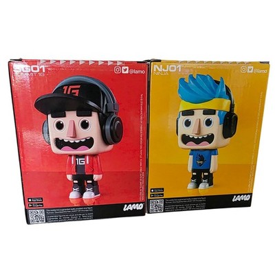 Lamo Vinyl AR Figures - Ninja NJ01 Exclusive & Summit1G SG01 Set New NIB