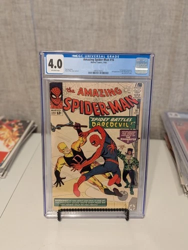 Amazing Spider-Man 16 (Marvel, 1964)  CGC 4.0 **1st Daredevil/Spider-Man Meet **