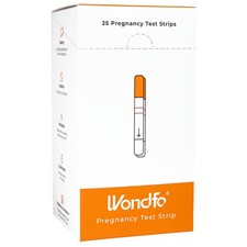 Wondfo Pregnancy Test Strips - HCG Detection 25 MIU/ml, Home Test of Reliable