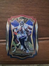 2020 Select Lamar Jackson Tri Color Wave Die Cut Baltimore Ravens No. 102