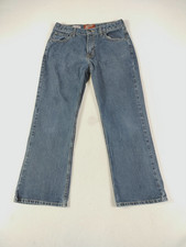 Arizona Jean Co Jeans Boys 16 Husky Blue Bootcut Denim Relaxed Fit Westerncore