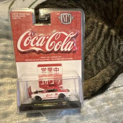 M2 Machines Coca-Cola 1971 Nissan Skyline GT-R White/Red 1:64 Diecast LE