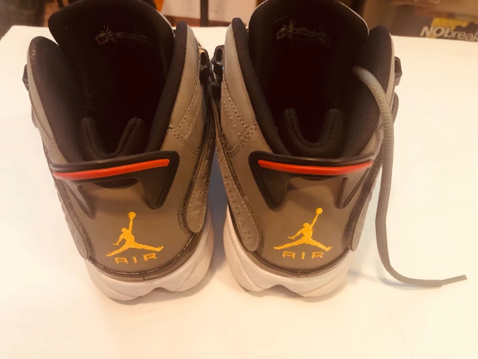 Air Jordan 6 Anillos 'Grafito Claro' 322992-022 Gris Humo Para Hombre Talla 10 Foto 2 de 4