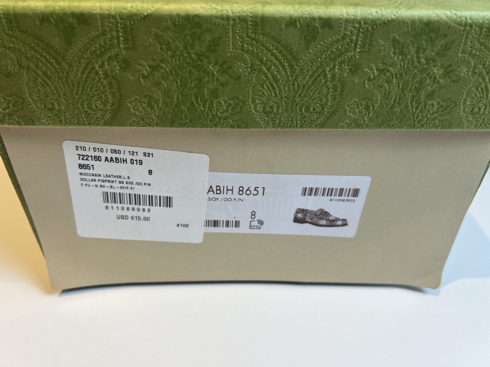 NIB Rare Gucci x MLB Chicago White Sox GG Print Leather Size UK8 US8.5/9 image 9