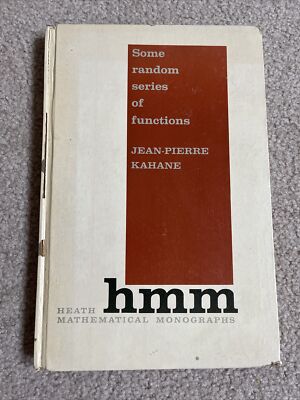 Some Random Series of Functions,  by Kahane, Jean-Pierre 1968 Raytheon