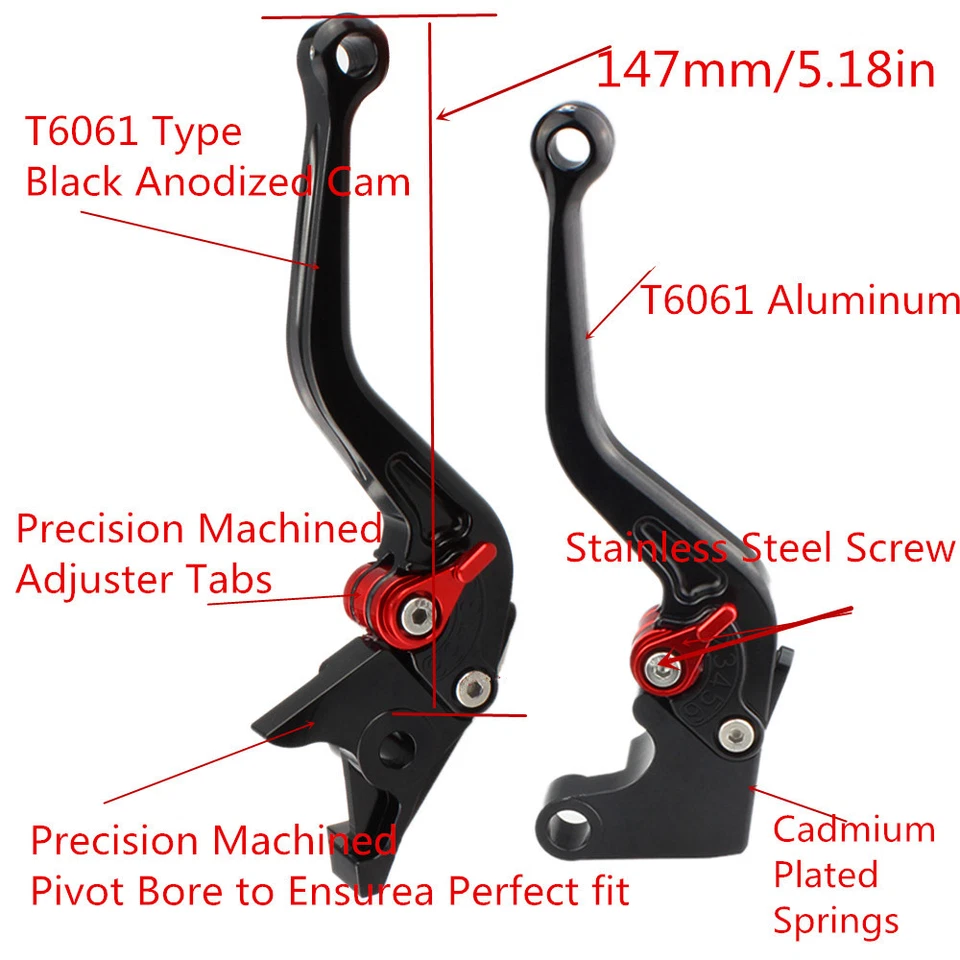 Palancas de mano de freno de embrague CNC para motocicletas de carreras nuevas para speed400/scrambler400X Foto 4 de 4