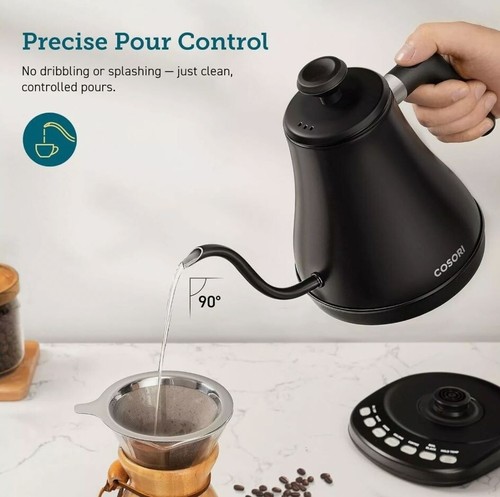 Cosori Electric Gooseneck Kettle Smart Bluetooth w/Variable Temperature Ctrl - Picture 6 of 9