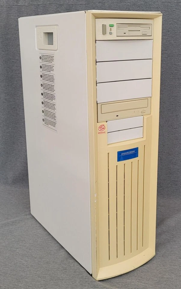 Vobis Highscreen Big Tower DOS Gaming Retro PC Pentium-S 166 A-Trend ATC-2000 MB - Bild 4 von 4