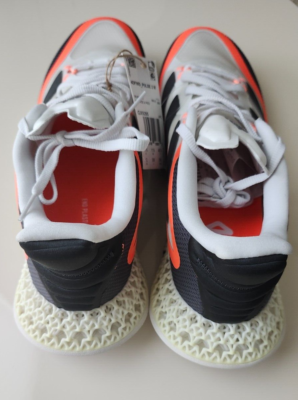 Size 12 - Adidas 4DFWD Pulse 2 Crystal White Solar Orange for sale