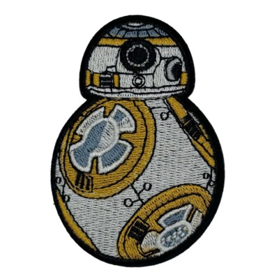 BB8 Star Wars Patch Aufnäher Bügelbild Flicken Applikation R2D2 Skywalker Solo
