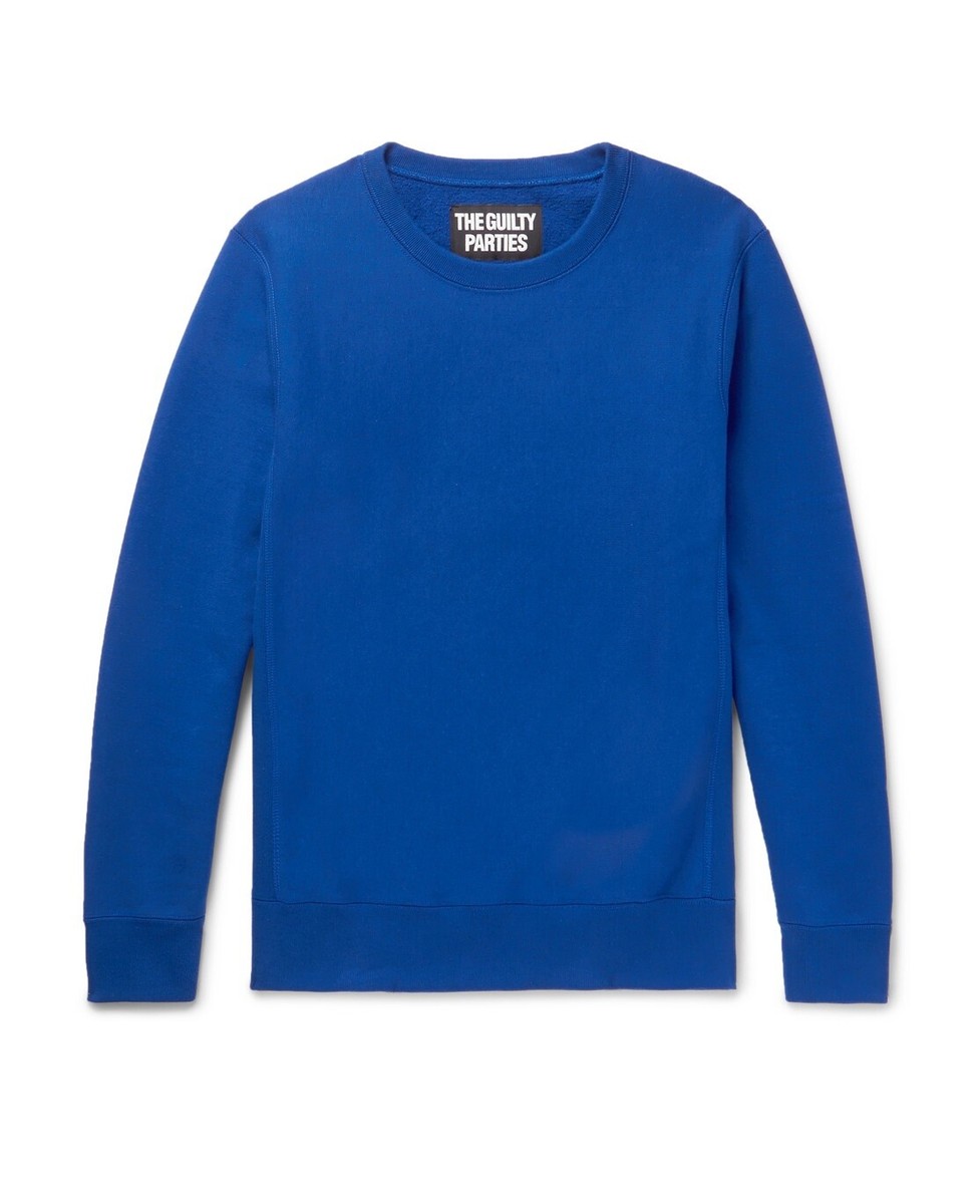 Wacko Maria Blue Heavyweight Sweatshirt, size XL - BNWT, RRP £240 