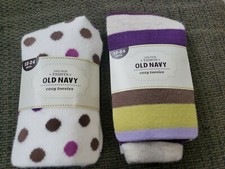 2 Old Navy toddler girls tights sz 12-24m NWT COZY TOASIES WARM