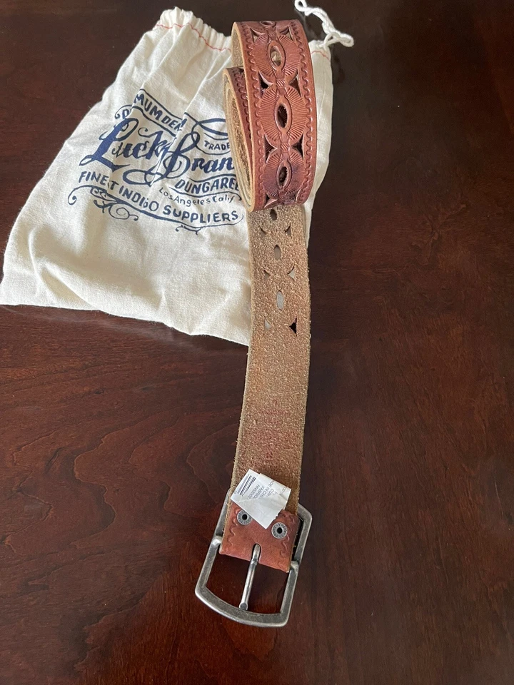 Lucky Brand Leather Belt Women Size L - Image 4 of 4