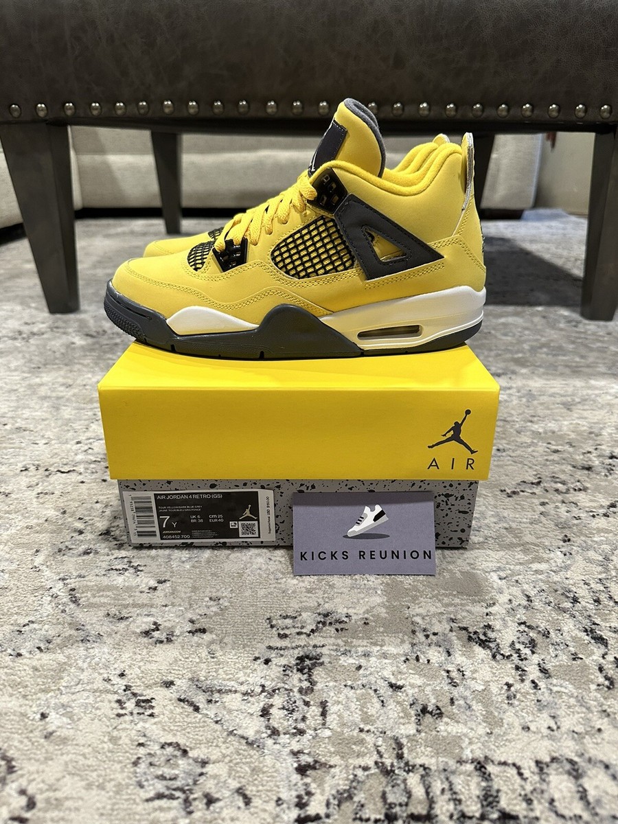 Air Jordan Lightning Tour Yellow GS Size 7Y/ Women's Size  (408452-700) New