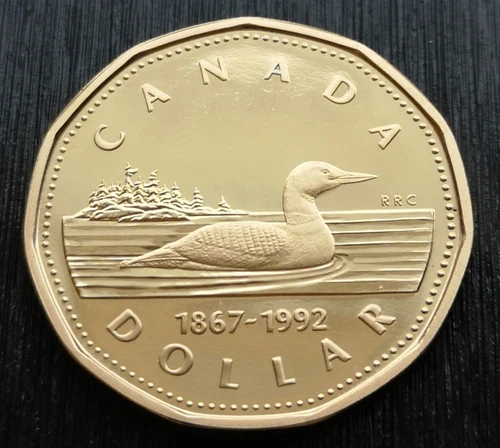 1992 Canada Loonie — photo from the most recent tracked eBay sale